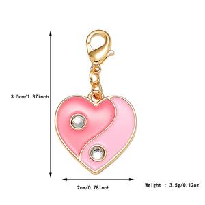 Nuevo Vintage Love Sun colgante joyería aleación 18K chapado en oro Rectangular esmalte Zirconia <span class=keywords><strong>Tarot</strong></span> collar desmontable - Product Image 4