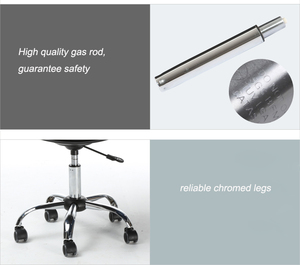 Tabourets de <span class=keywords><strong>bar</strong></span> scandinaves réglables avec fonction inclinable, pivotants à 360 degrés, en plastique, écologiques, pour la maison, le bureau, l'hôtel, la salle à manger - Product Image 3