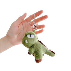 Internet populaire Tyrannosaurus Rex dinosaure porte-clés pendentif Polyester peluche poupée PP secouer tonique tissu sac suspendu poupée - Product Image 5