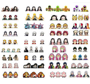 Stock de grands autocollants de mouvement lenticulaires 3D autocollants de voiture imperméables à l'eau - Product Image 1