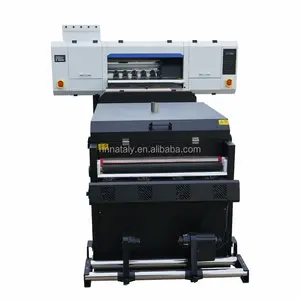 Nataly dtf प्रिंटर प्रिंटिंग मशीन dtf प्रिंटर को 30 सेमी सीधे डबल 4720/i3200 स्प्रिट के साथ फिल्म प्रिंटर के लिए