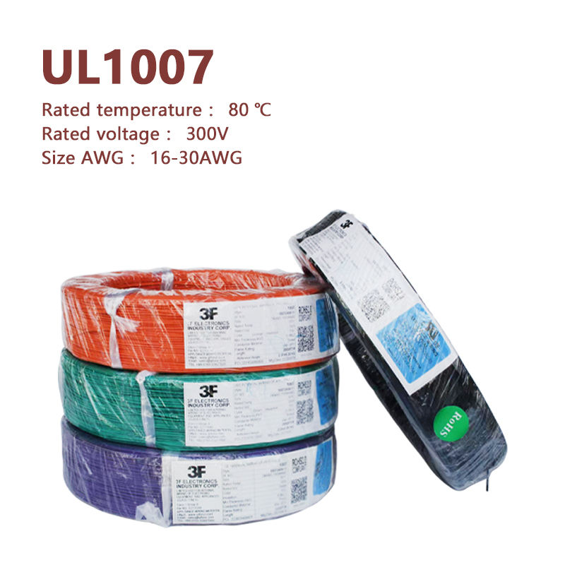 UL1007 Certified Hook-Up Wire - 18-30AWG Tinned Copper PVC Insulated ...