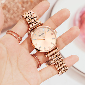 Montre ciel étoilé à la mode pour femmes montre à Quartz en acier inoxydable cloutée de diamants montre pour femmes étanche - Product Image 5