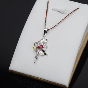 European American S925 Silver Pendant Headpiece Personalized Butterfly Pearl Empty <b>Tray</b> DIY <b>Jewelry</b> Findings & Components - Product Image 4