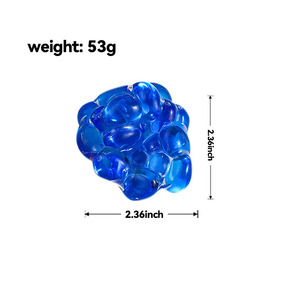Pelota Antiestrés - Perlas y Joyas Coloridas y Suaves - Herramienta de Estimulación Mental, Claridad y Concentración - Juguetes Blandos Divertidos - Product Image 6