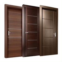 Portes en bois massif de haute qualité de différentes formes et tailles Prévention des incendies pour l'application de chambre à coucher Fabriqué sur mesure
