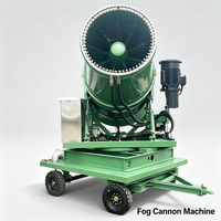 Canon à brouillard pour la pulvérisation de brume à l'échelle des microns, contrôle de la poussière pour la construction et la démolition
