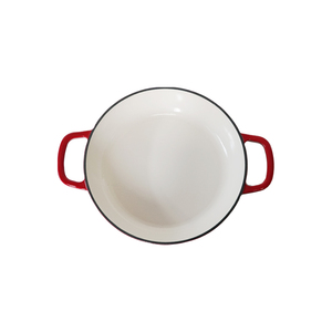 Casserole <span class=keywords><strong>en</strong></span> <span class=keywords><strong>fonte</strong></span> émaillée antiadhésive compatible avec les cuisinières à gaz, four, cocotte avec couvercle - Product Image 3