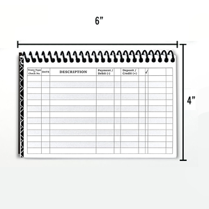 Biểu Tượng Tùy Chỉnh In Ấn Thiết Kế Máy Tính Xách Tay Nhỏ Gọn Giao Dịch Cho Doanh Nghiệp Cá Nhân Sổ Séc Chi Tiêu Tài Chính Tạp Chí - Product Image 3