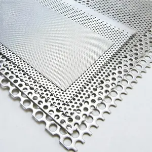High Quality 316 Stainless Steel Factory Customized Round Hole Powder Coated Perforated Metal Sheet Facade Roll