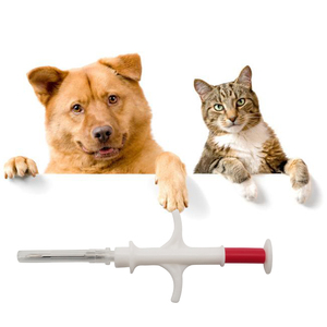 Micro-<span class=keywords><strong>puce</strong></span> RFID pour animaux de compagnie, seringue d'implantation, micro-<span class=keywords><strong>puce</strong></span> pour <span class=keywords><strong>chat</strong></span>, diverses tailles, <span class=keywords><strong>prix</strong></span> d'usine, ISO FDX-B 2.12x12mm EM4305 134.2KHz - Product Image 1