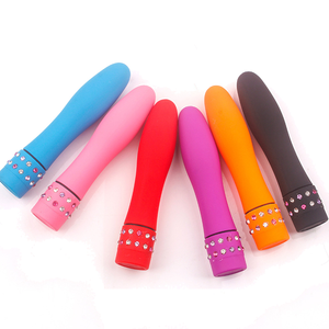 Weiblicher Multi Speed Vib rating Mini Love Taschen-Mini <span class=keywords><strong>vibrator</strong></span> mit Diamant dekoration - Product Image 3