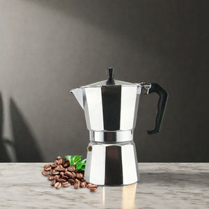 Mokapot-<span class=keywords><strong>cafetera</strong></span> italiana moderna de aluminio, 1 taza, 2 <span class=keywords><strong>tazas</strong></span> a 12 <span class=keywords><strong>tazas</strong></span>, <span class=keywords><strong>Moka</strong></span> - Product Image 1