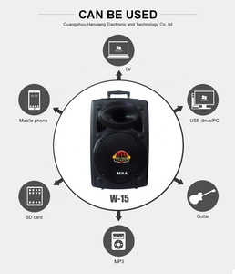 <span class=keywords><strong>Amazon</strong></span> Bán Hot 15 Inch Đa Chức Năng Xe Đẩy Xách Tay BT Loa BT Di Động Loa Từ - Product Image 5