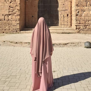 Yibaoli Fabricant Offre Spéciale de vêtements musulmans bien faits au-dessus de la tête avec cravate Khimar <span class=keywords><strong>Hijab</strong></span> Jilbab Khimar - Product Image 2