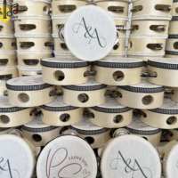 Logo Imprimé Tambourin De Mariée En Gros Cadeau Personnalisé pour Débutant De Musique pour La Maternelle Tambour Artificiel Fête En Bois