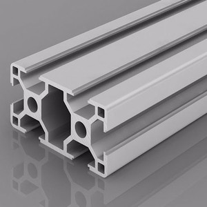 Fournisseur d'aluminium 2040 2020 4080 Extrusion d'aluminium anodisé noir Accessoires de cadre à fente en <span class=keywords><strong>T</strong></span> industriel Profilés en aluminium - Product Image 2