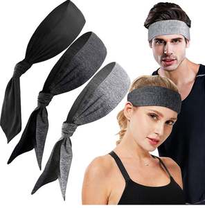 Bandeaux élastiques personnalisés en tissu confortable, bandeaux de sport ajustables, bandeaux absorbants pour hommes athlètes - Product Image 4