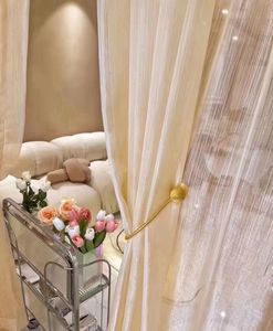 قماش ستارة النافذة البوليستر الشفاف الفضي الناعم قماش ستارة النافذة البراقة المناسب للستائر - Product Image 3