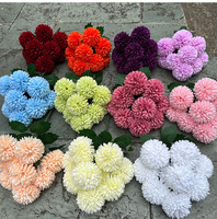 Buket Bola Hydrangea Buatan Tangan Berkualitas Tinggi Grosir Pabrik - Bunga Sutra Modern Tahan Lama untuk Dekorasi Wisuda