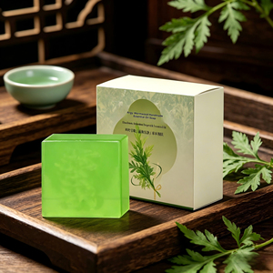 Nuevo Jabón Artesanal de Aceite Esencial de Artemisia, Jabón de Baño <span class=keywords><strong>Limpiador</strong></span> de <span class=keywords><strong>Piel</strong></span> con Espuma Abundante, Venta al por Mayor de Fábrica - Product Image 1
