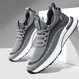 New Fashion Trend Hard-Wearing Lace-Up Lightweight Breathable Anti-Slip Walking Sneakers <strong>Men</strong> <strong>Casual</strong> <strong>Shoes</strong> - Product Image 3