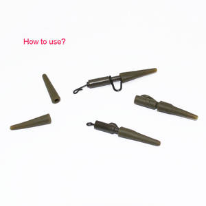 Kithurisi — pinces de pêche à la <span class=keywords><strong>carpe</strong></span>, Clips de sécurité en <span class=keywords><strong>plomb</strong></span>, à changement rapide, avec queue en caoutchouc - Product Image 6