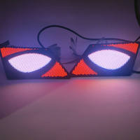 Panneau Led App Control Yeux clignotants Led Angel Eyes Écran clignotant programmable Led Eye Display pour écran de sac à dos de voiture