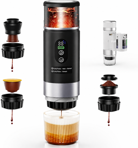 เครื่องชงกาแฟเอสเพรสโซแบบพกพา 3 in 1 รุ่นใหม่ แรงดัน 20 บาร์ พร้อมระบบทำความร้อนในตัว กึ่งอัตโนมัติ ใช้แบตเตอรี่ เหมาะสำหรับการเดินทาง แคมป์ปิ้ง และเป็นของขวัญ - Product Image 1