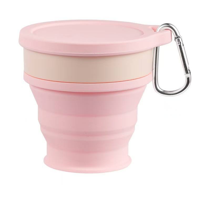 แก้วซิลิโคนพับได้ สีเทา