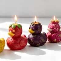 Silicone fruit-eend kaarsen- en cakevorm - niet-toxisch, hittebestendig & herbruikbaar, oven- en vaatwasmachinebestendig