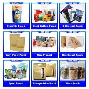 定制印刷可重新密封自封袋食品模切防臭站起来袋铝3.5g塑料包装聚酯薄膜袋与标志 - Product Image 3