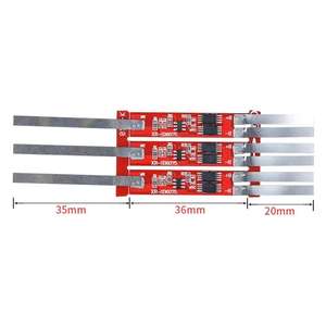 10 pièces/lot BMS 2S 7.4V 5A 18650 carte de Protection de charge de batterie au Lithium Li-Ion avec soudure de bande de <span class=keywords><strong>Nickel</strong></span> pour batterie externe bricolage - Product Image 5