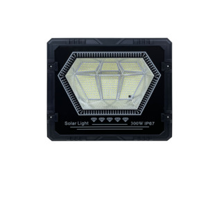 Projecteur LED Solaire 100W IP65 Lumière du Jour 5000K COB Corps en Aluminium Montage en Surface Certifié CE Télécommande Éclairage Puissant - Product Image 3