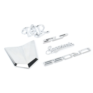 Bán buôn tùy chỉnh mạ điện Tác động kháng chống ăn mòn ABS <span class=keywords><strong>Chrome</strong></span> Biểu tượng logo dính xe Huy hiệu với mẫu miễn phí - Product Image 1