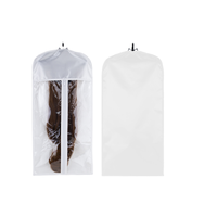 Sac de rangement pour extensions de cheveux en satin de soie, sac de rangement pour perruque avec cintre, adapté aux extensions transparentes et à fermeture éclair