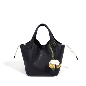 Nouveauté 2026 Sacs à main pour femmes en cuir véritable, style décontracté et moderne, imperméables, portables, porté épaule et bandoulière, grain litchi, modèle Two - Product Image 5