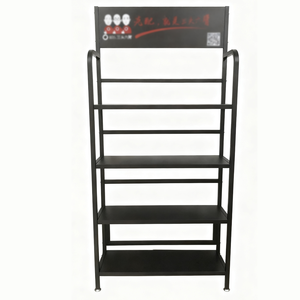 Étagère métallique robuste et écologique, personnalisable pour entreprise, avec logo sur mesure pour présentoir de magasin <span class=keywords><strong>automobile</strong></span>, huile de lubrification, huile moteur - Product Image 1