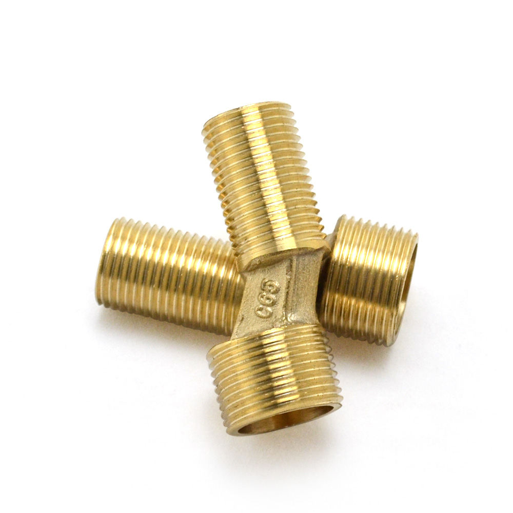 1/2" Brass Pipe Nipple Extension - Female To Male Connector 40mm Length