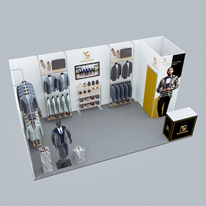 Xách tay ống tròn Booth cho quần áo hiển thị thương mại hiển thị thiết bị - Product Image 2