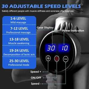 2024 ASTEC pistola de masaje fascial de mano profesional deporte relajación Fitness <span class=keywords><strong>EMS</strong></span> estimulador muscular masajeador para aliviar el dolor corporal - Product Image 3