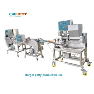 Máquina formadora de hamburguesas de alta eficiencia, máquina para hacer hamburguesas para restaurante, máquina de hamburguesas de ternera