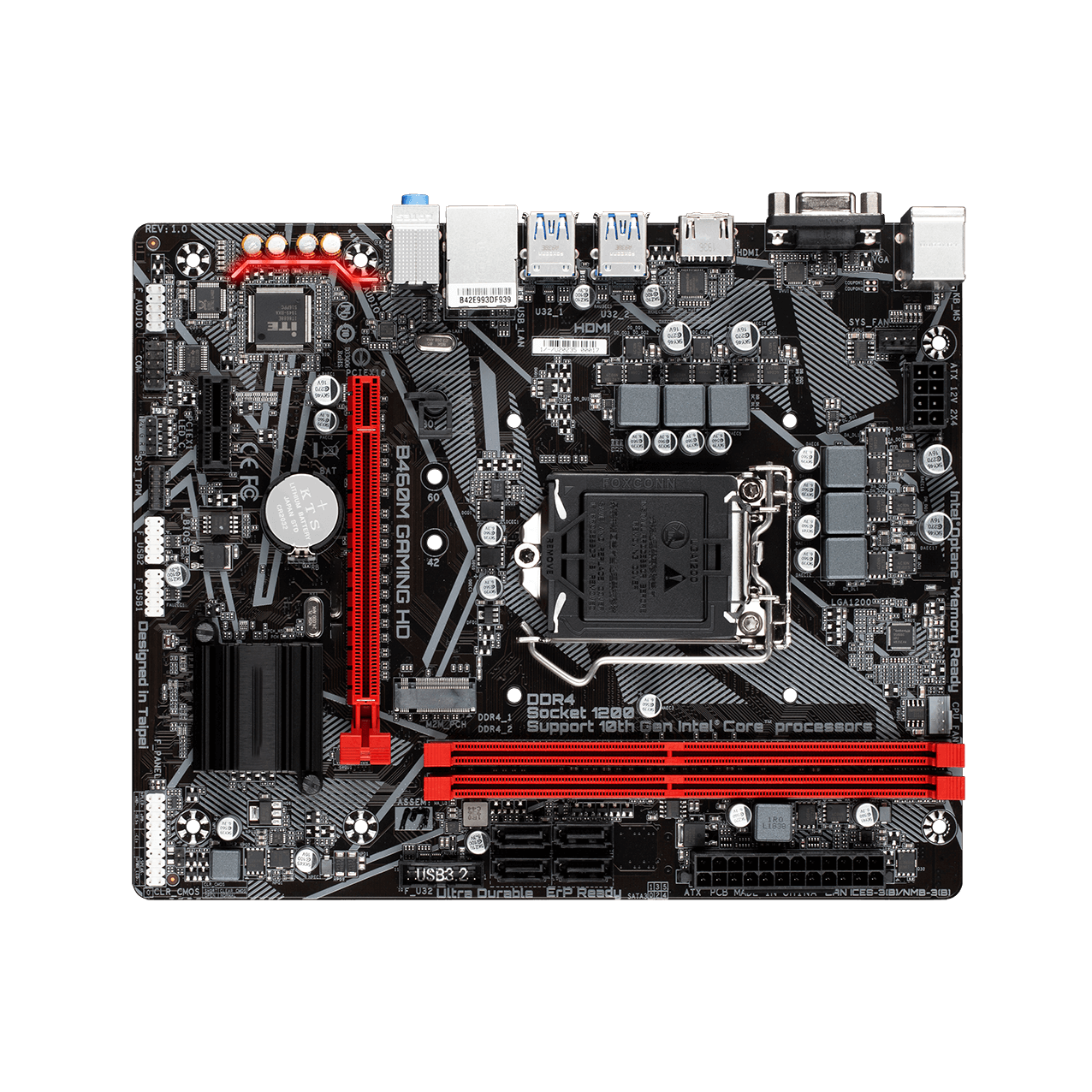 Motherboard Gigabyte B460 Ultra Durable B460m H Gigabyte B560M H - Main Image