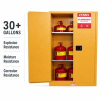 Armoire de sécurité pour liquides inflammables à double paroi en acier SCEELAB, résistante au feu, pour le stockage de produits chimiques, mobilier de laboratoire