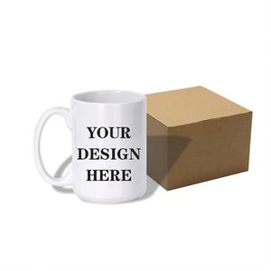 <b>Plain</b> White Ceramic Coffee <b>Mug</b> 15Oz and 16Oz Blank Custom High Quality Bulk Sublimation Supply - Product Image 2