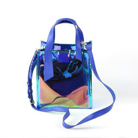 Sac à main fluorescent avec cordon de serrage pour filles, fourre-tout pour jeunes femmes, nouvelle marque tendance 9564 2023