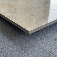 Carreaux de sol en porcelaine polie effet marbre doré, design moderne minimaliste, 60x60 cm, Foshan, pour sol 24x24