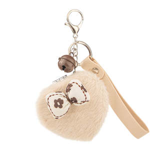 Miroir compact rond en plastique beige à carreaux avec nœud papillon, double face, pliable, format de poche, grossissement 3X - Product Image 4