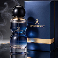 Flacon de parfum en verre personnalisé unique, atomiseurs de parfum, flacon vaporisateur avec bouchon magnétique, emballage et bouchons de flacon
