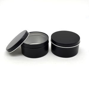 Lata de Aluminio Mate Negra para Velas de 100 ml - Product Image 3